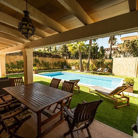 Casa Pinsa - Grosszuegiges Mediterran-Stilvolles Ferienhaus Mit Eigenem Pool In Puig De Ros Llucmajor  Dış mekan fotoğraf