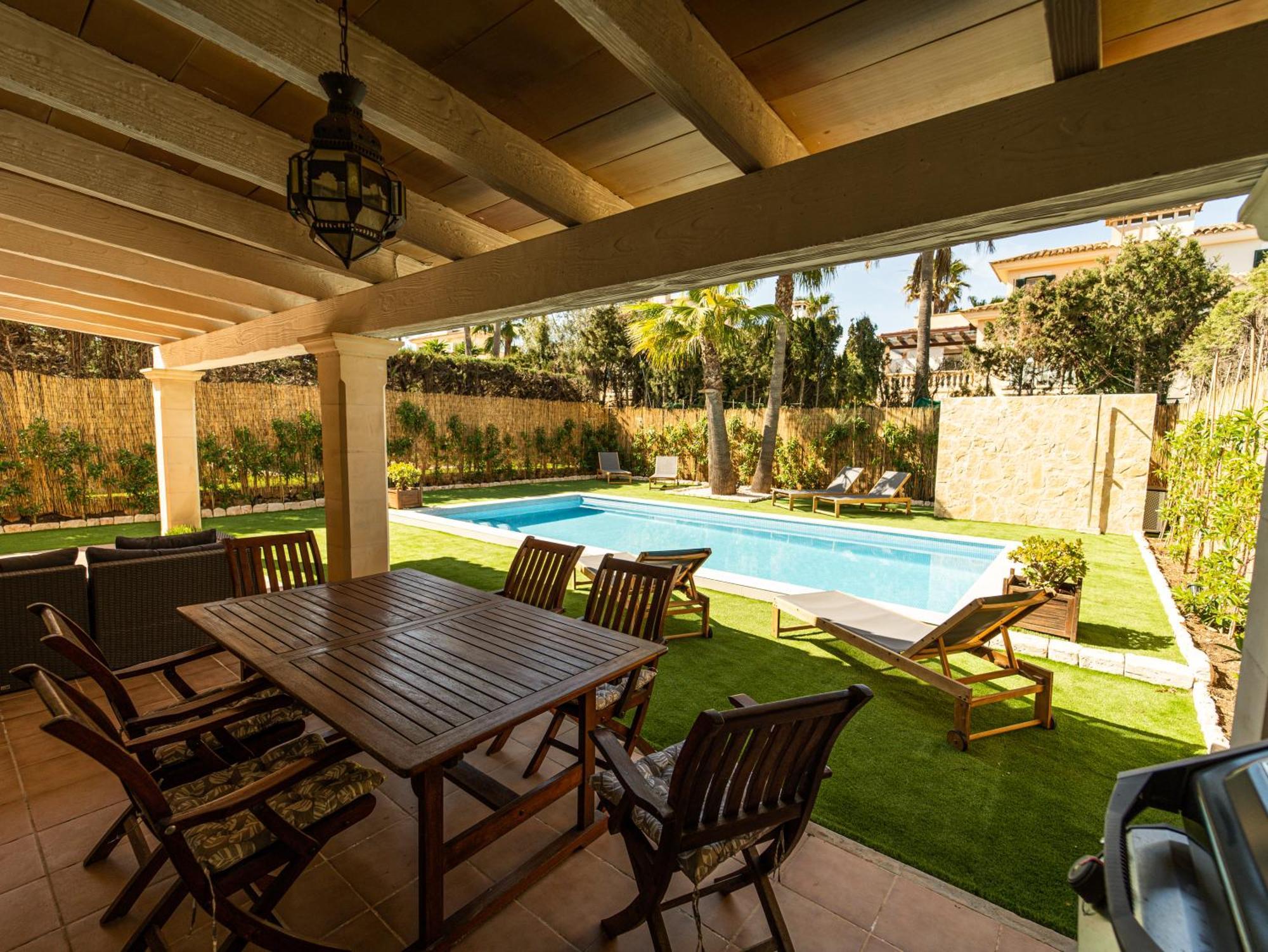 Casa Pinsa - Grosszuegiges Mediterran-Stilvolles Ferienhaus Mit Eigenem Pool In Puig De Ros Llucmajor  Dış mekan fotoğraf