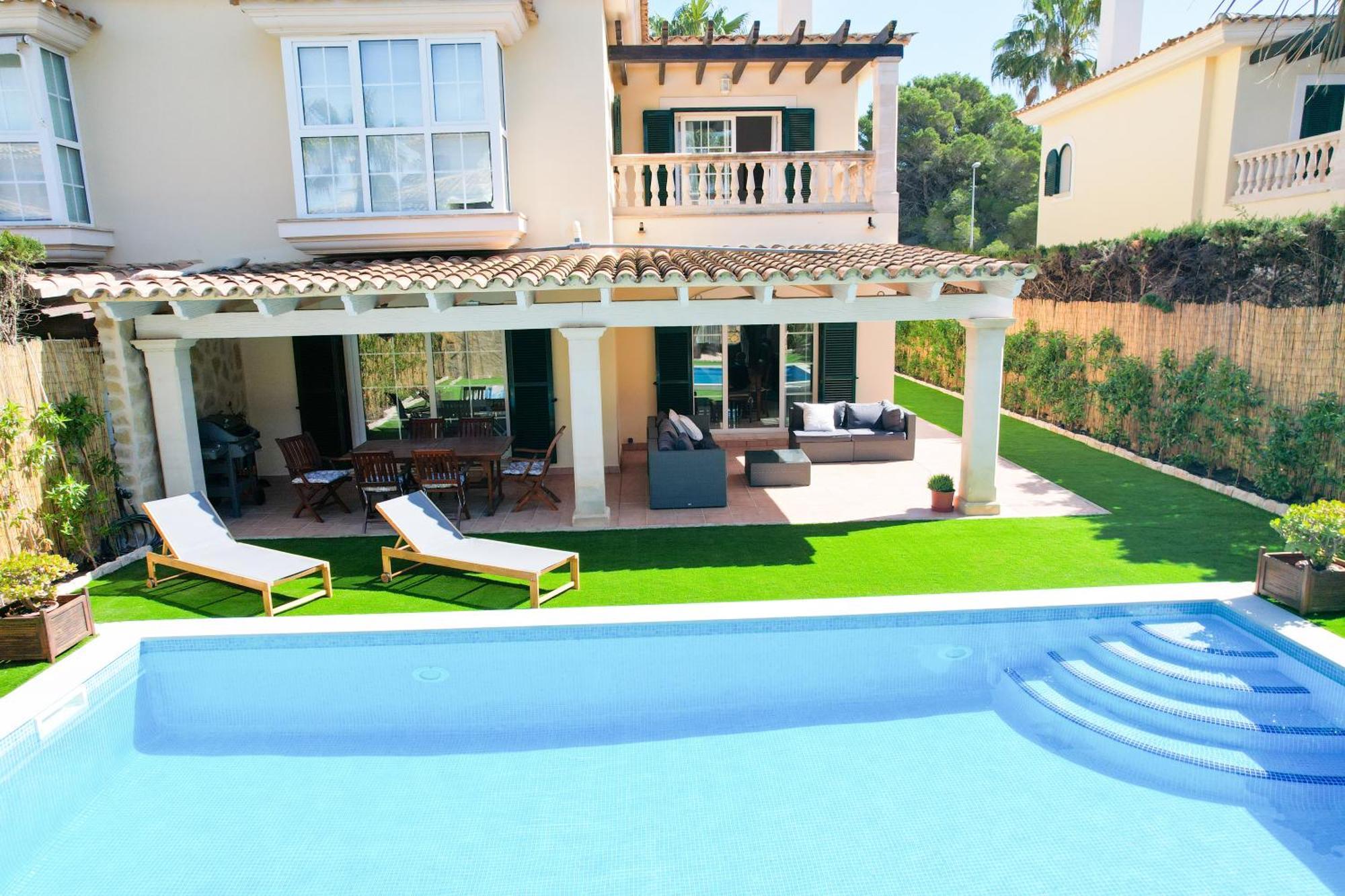 Casa Pinsa - Grosszuegiges Mediterran-Stilvolles Ferienhaus Mit Eigenem Pool In Puig De Ros Llucmajor  Dış mekan fotoğraf
