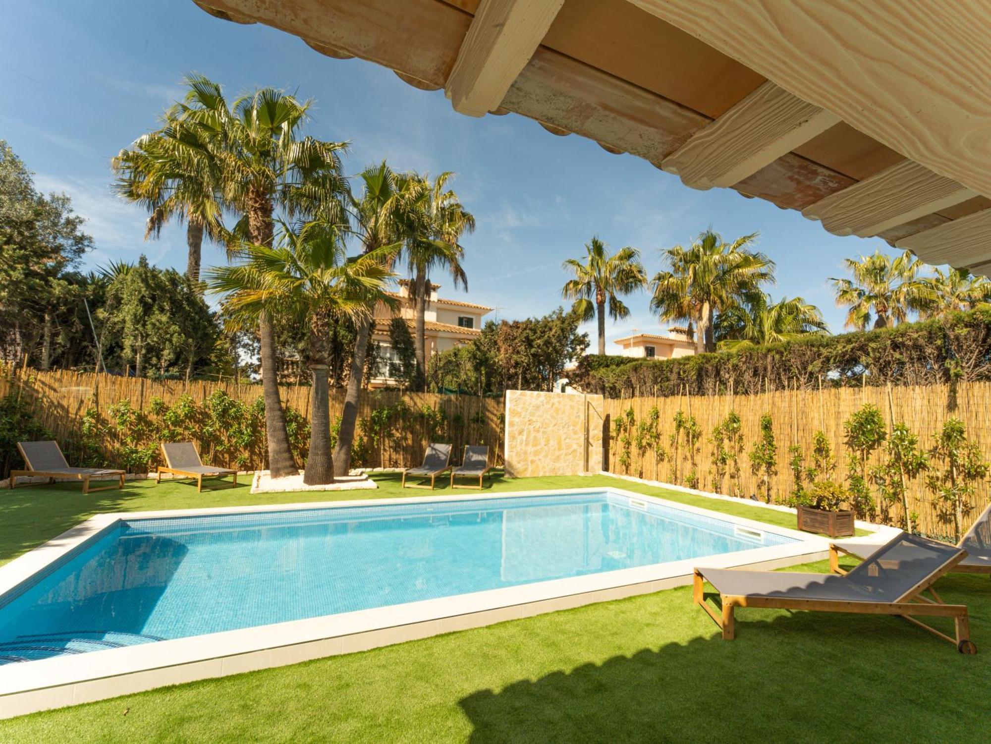 Casa Pinsa - Grosszuegiges Mediterran-Stilvolles Ferienhaus Mit Eigenem Pool In Puig De Ros Llucmajor  Dış mekan fotoğraf